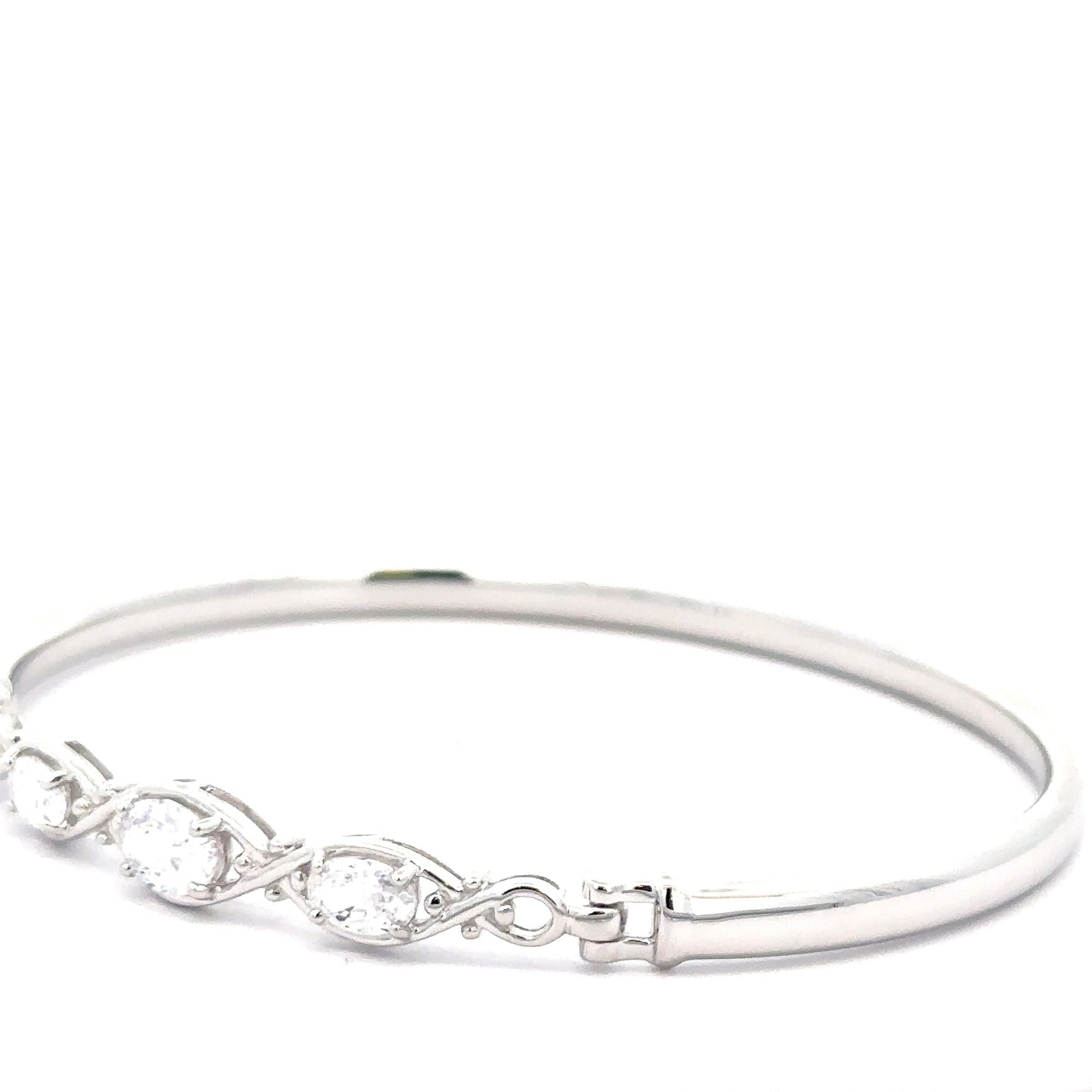 Sterling Silver Cubic Zirconia Bracelet