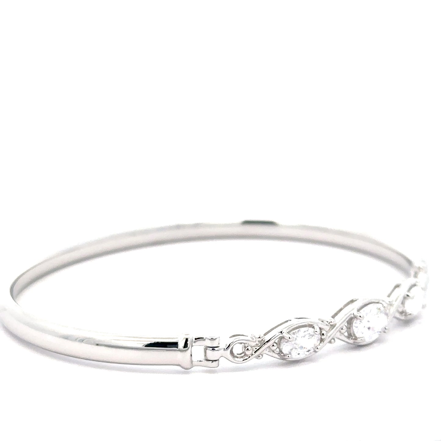 Sterling Silver Cubic Zirconia Bracelet