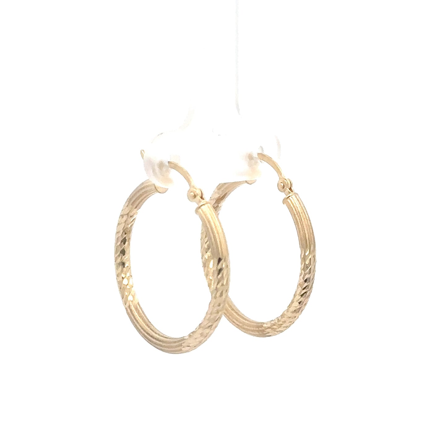 Gold Plated Polished & Satin Finish Hoops