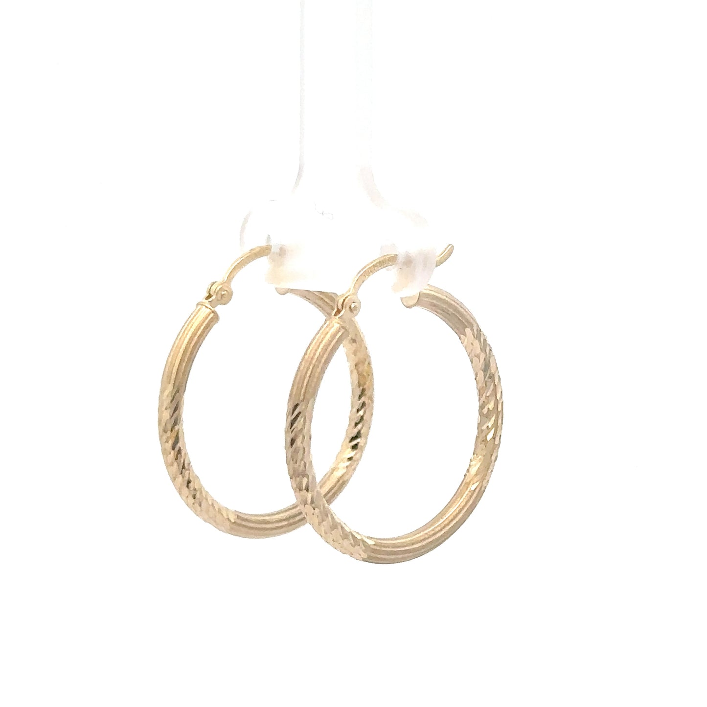 Gold Plated Polished & Satin Finish Hoops