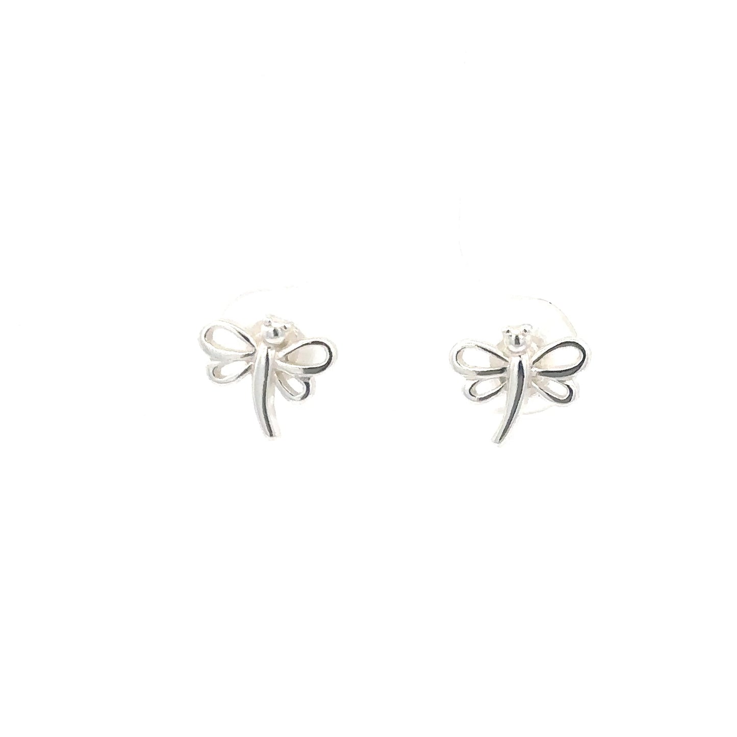 Sterling Silver Dragonfly Earrings