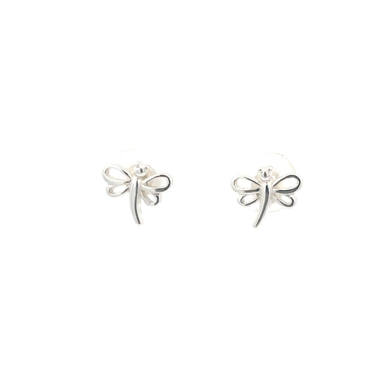 Sterling Silver Dragonfly Earrings