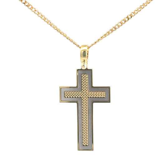 Yellow Gold Plated Cross