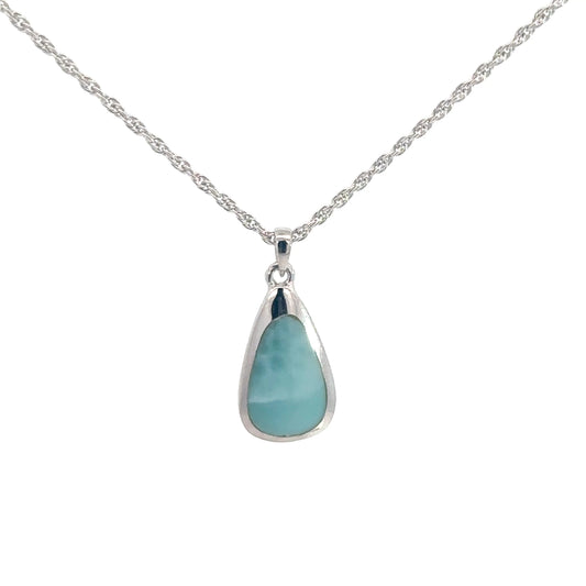 Sterling Silver Larimar Pendant