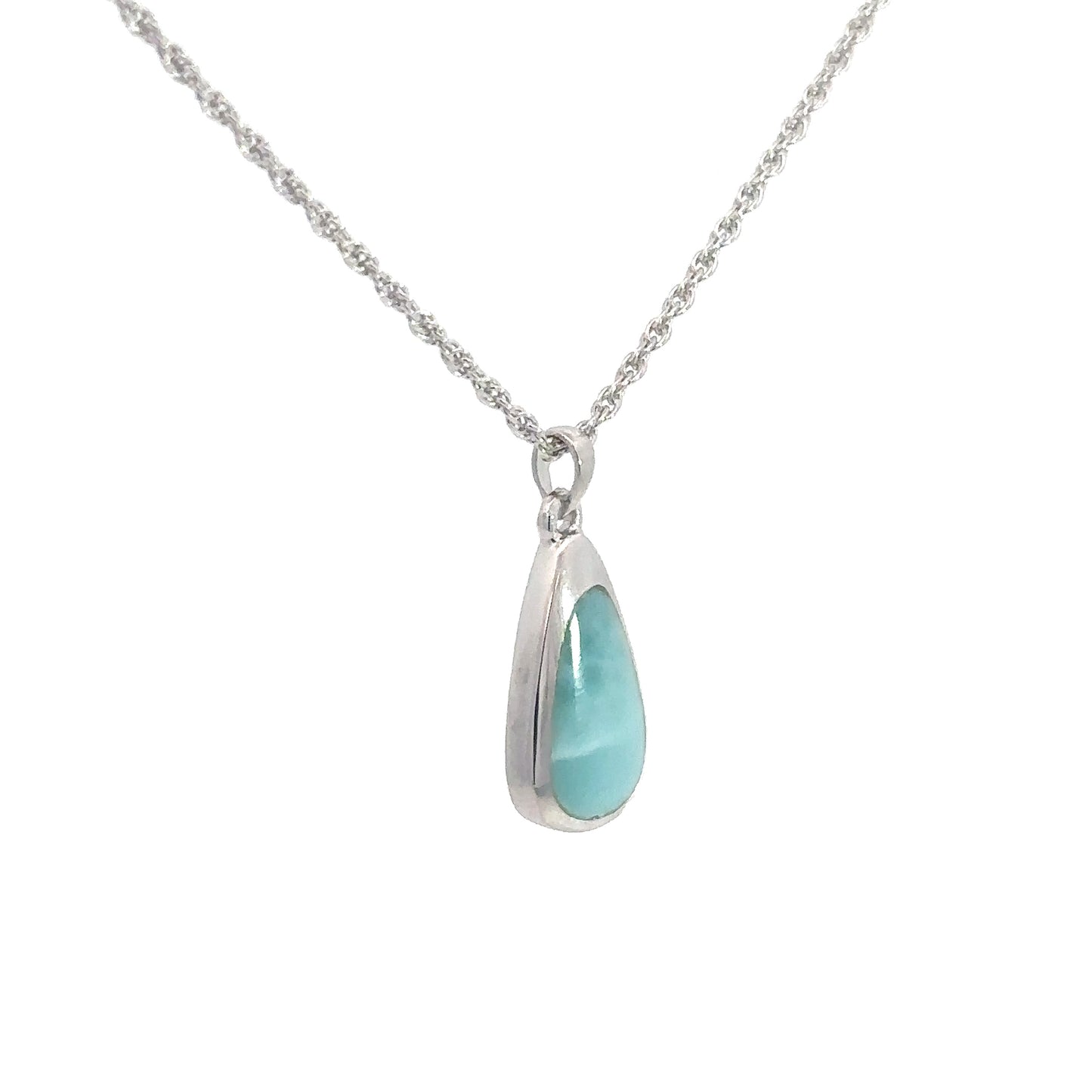 Sterling Silver Larimar Pendant