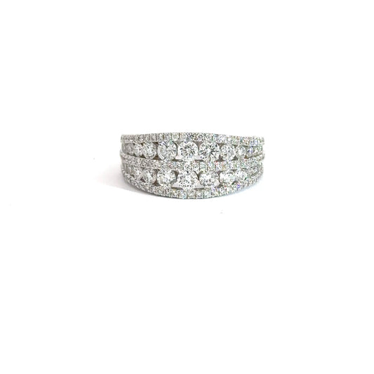 14k White Gold 2cttw Round Diamond Ring