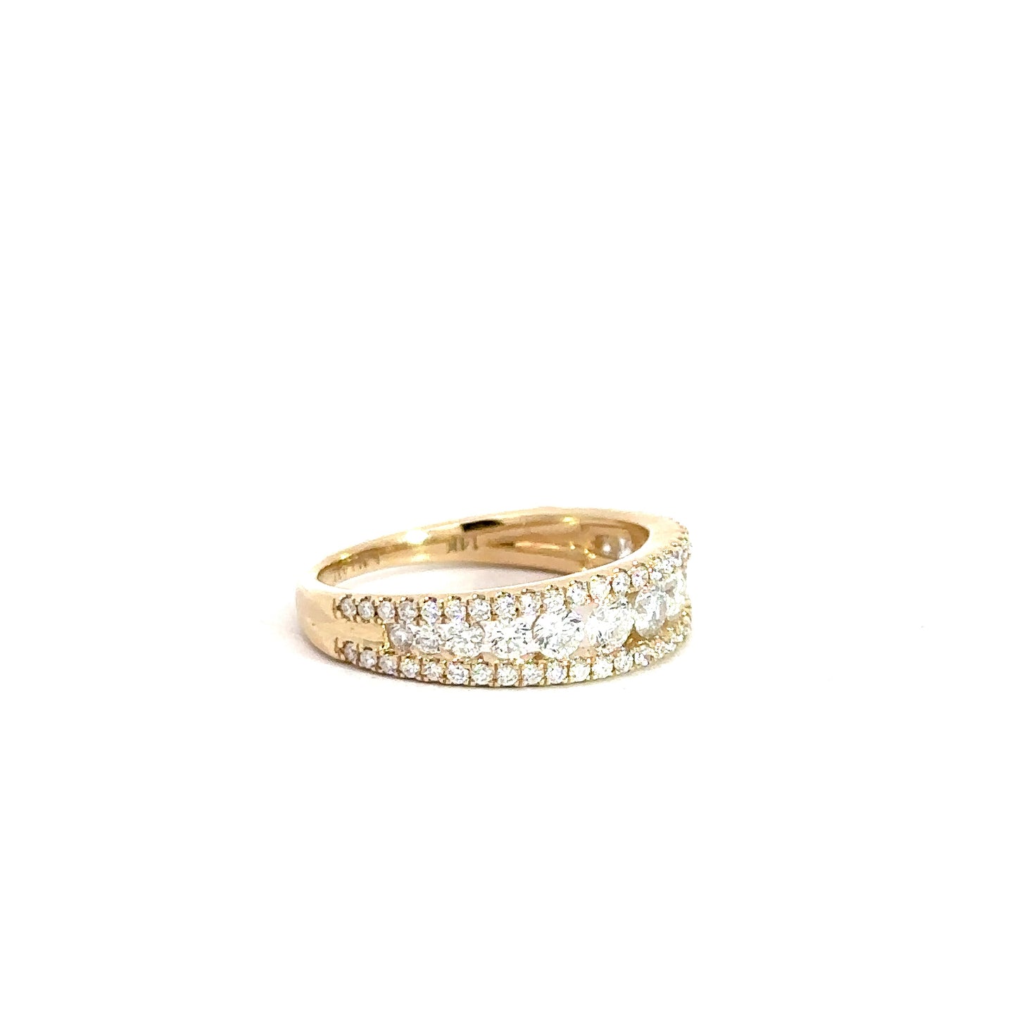 14k Yellow Gold Diamond Fashion Ring 1.25cttw