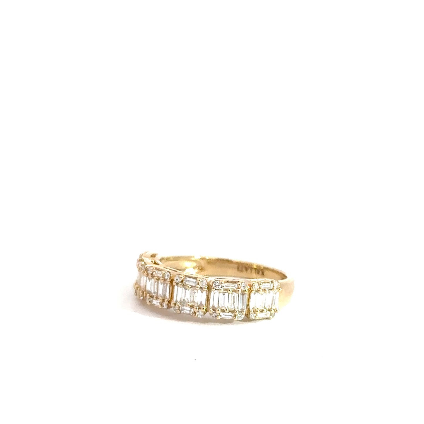14k Yellow Gold Diamond Fashion Ring 3/4cttw