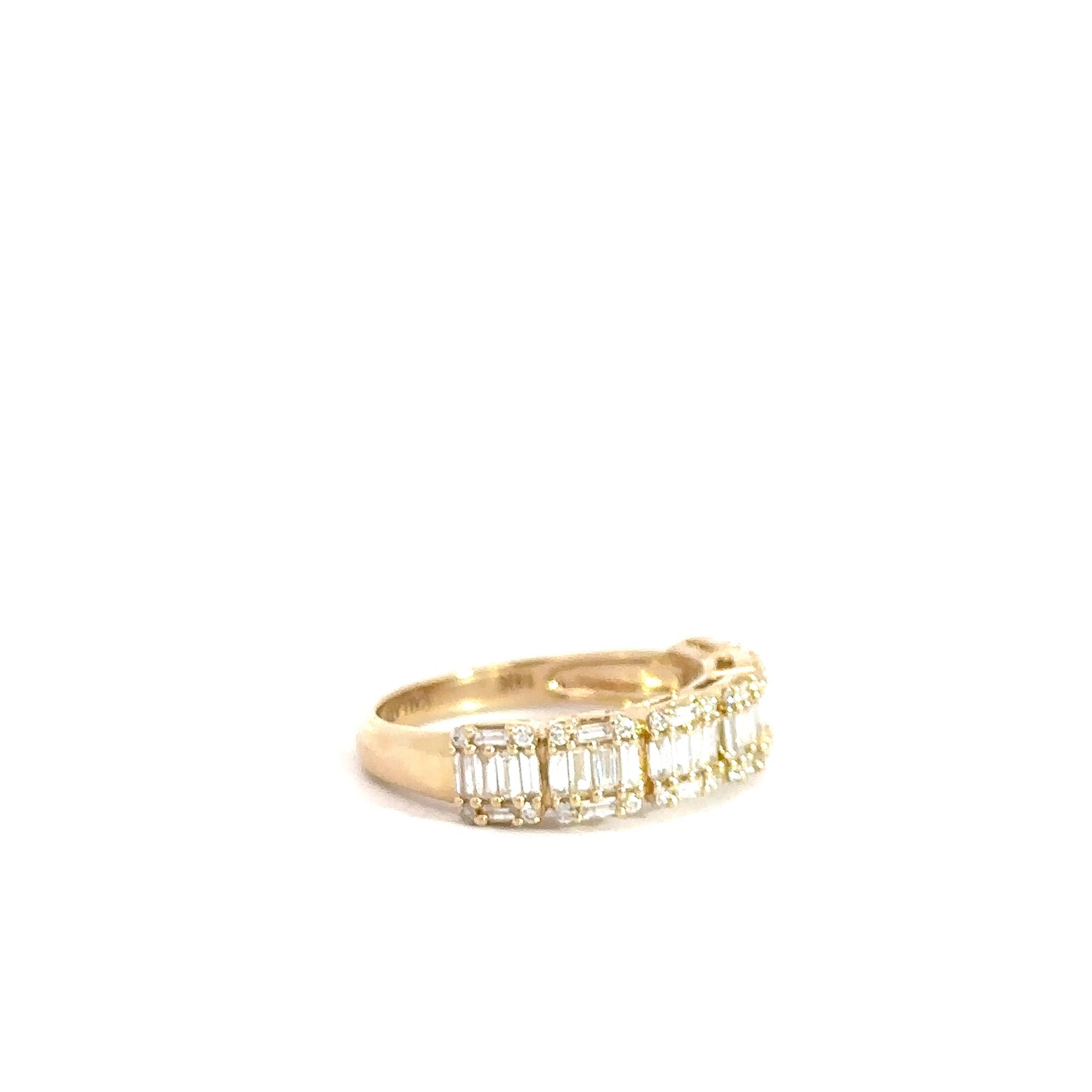 14k Yellow Gold Diamond Fashion Ring 3/4cttw
