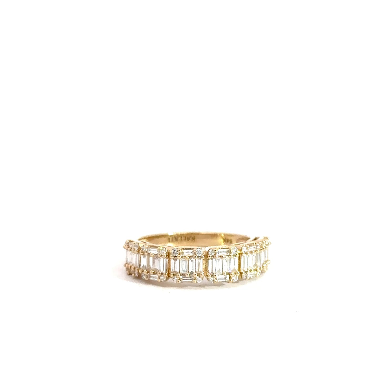 14k Yellow Gold Diamond Fashion Ring 3/4cttw