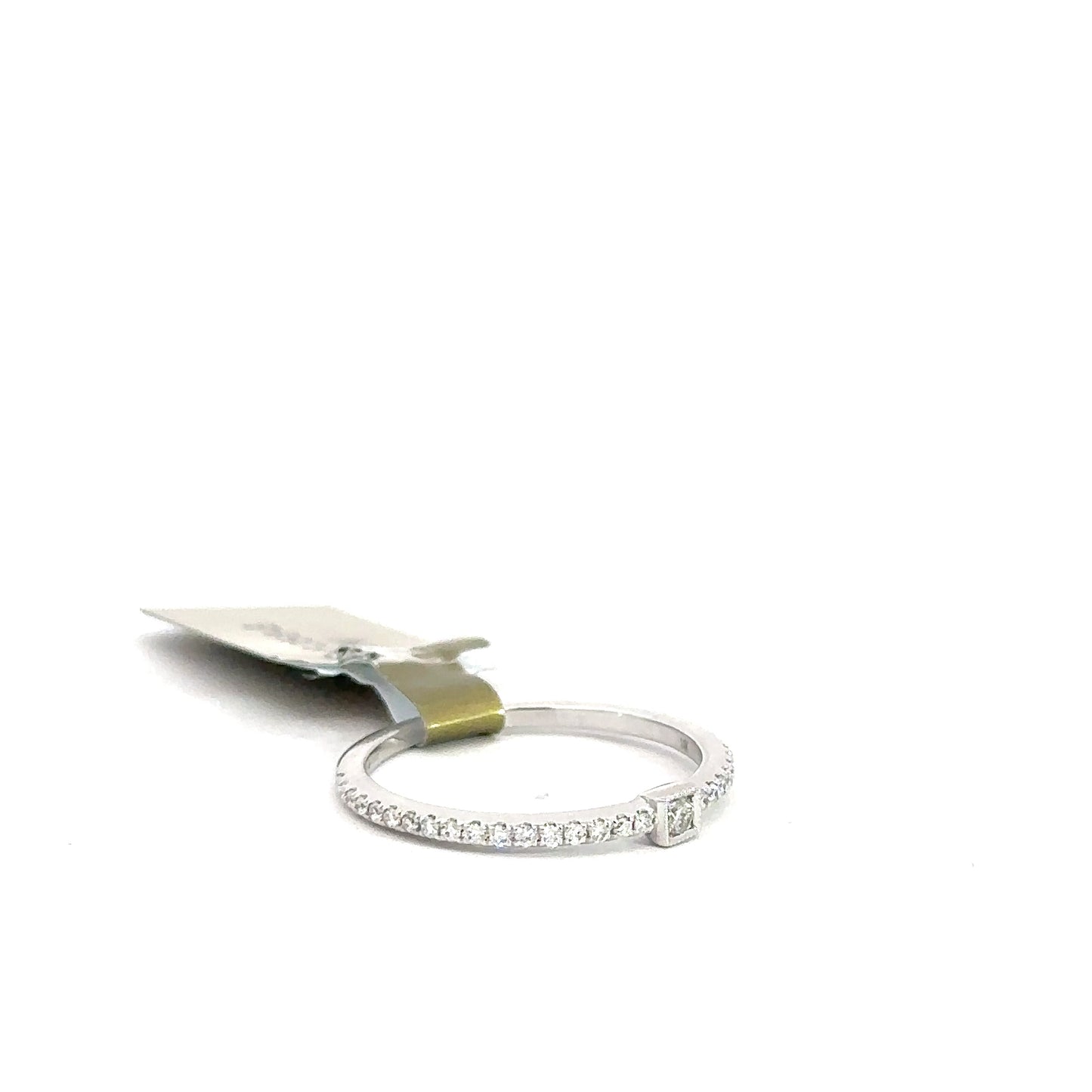 14k White Gold Diamond Ring .15cttw