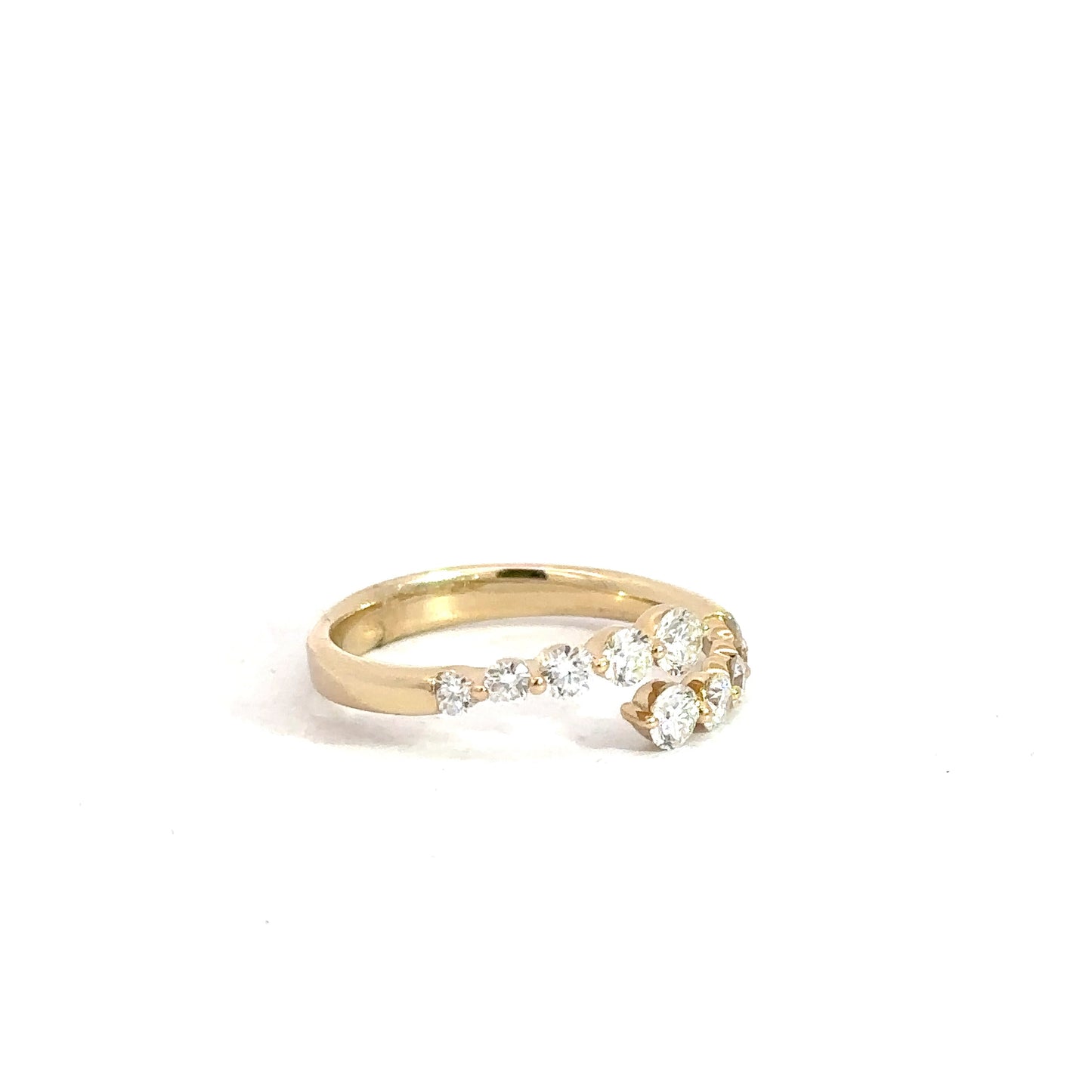 14k Yellow Gold Diamond Fashion Ring .69cttw