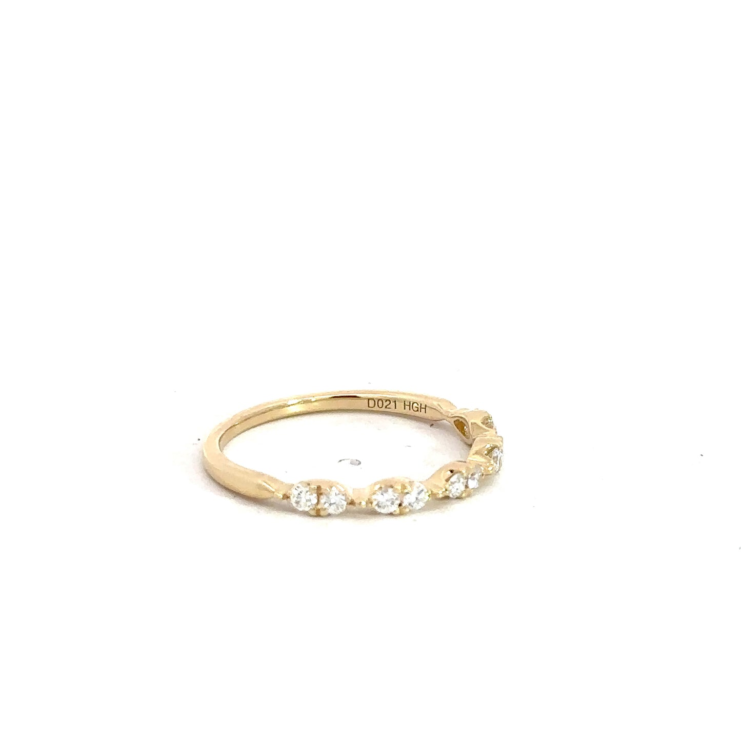 14k Yellow Gold Diamond Fashion Ring .21cttw