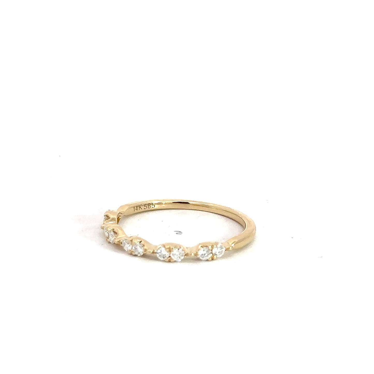 14k Yellow Gold Diamond Fashion Ring .21cttw