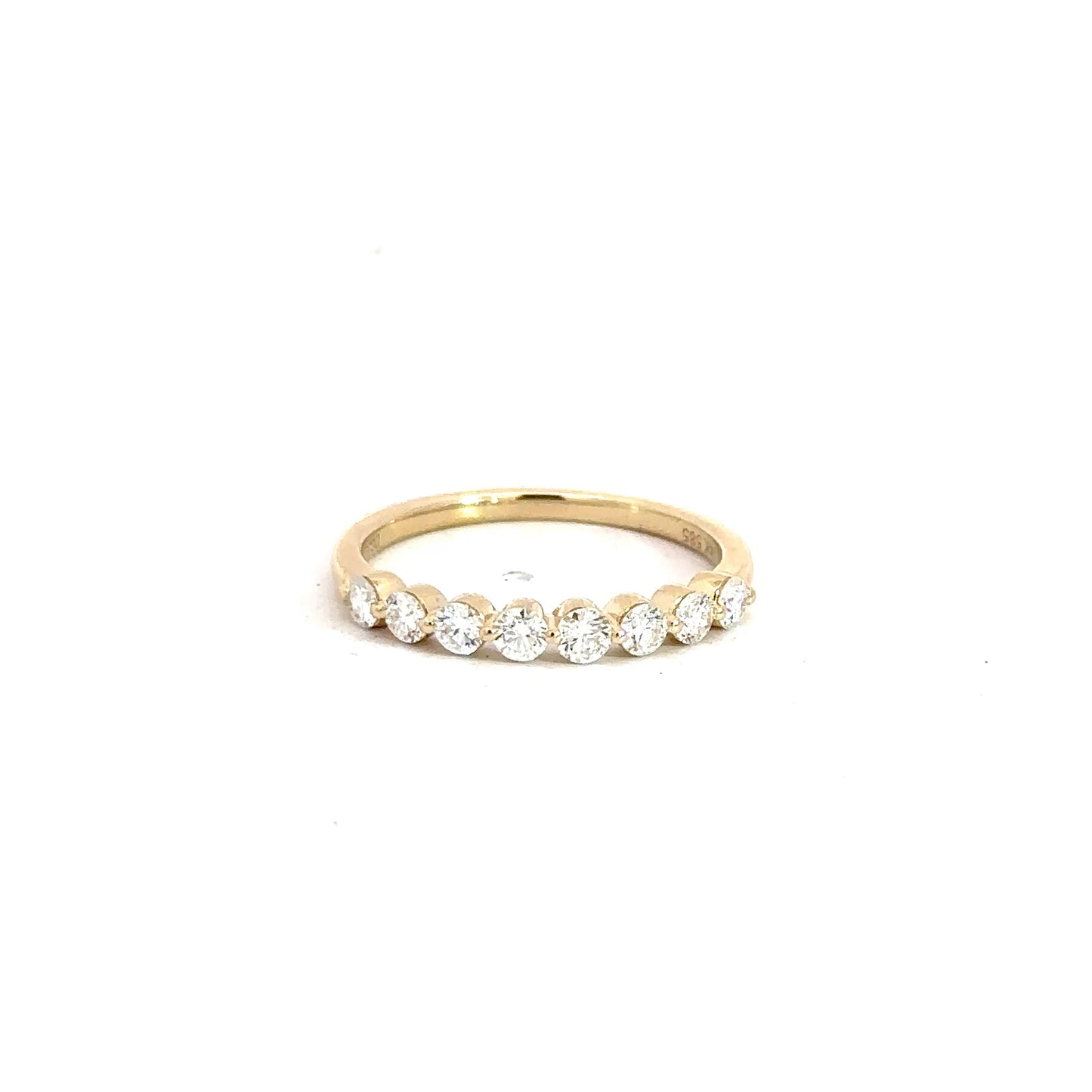 14k Yellow Gold Diamond Band .50cttw