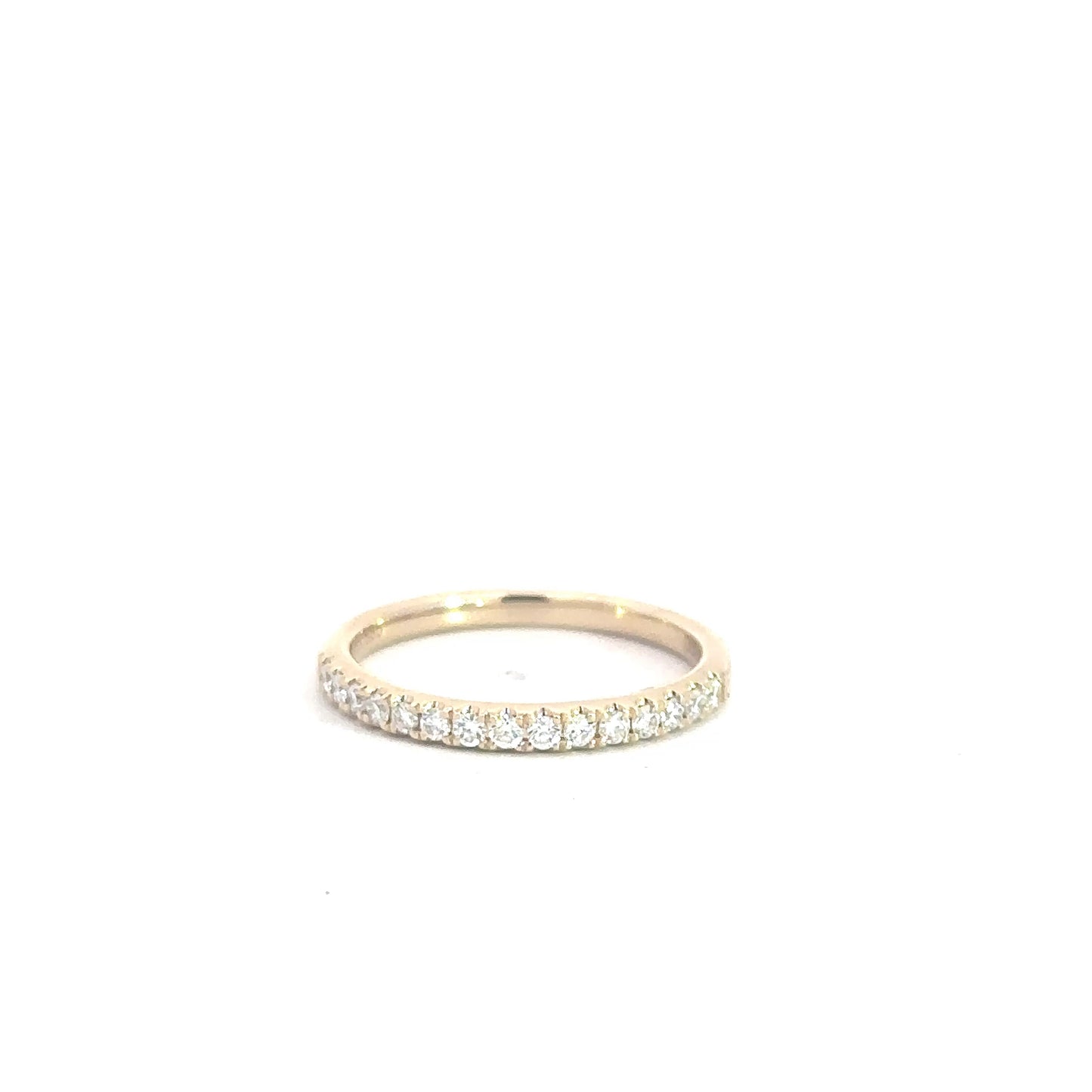 14k Yellow Gold Diamond Band .26cttw