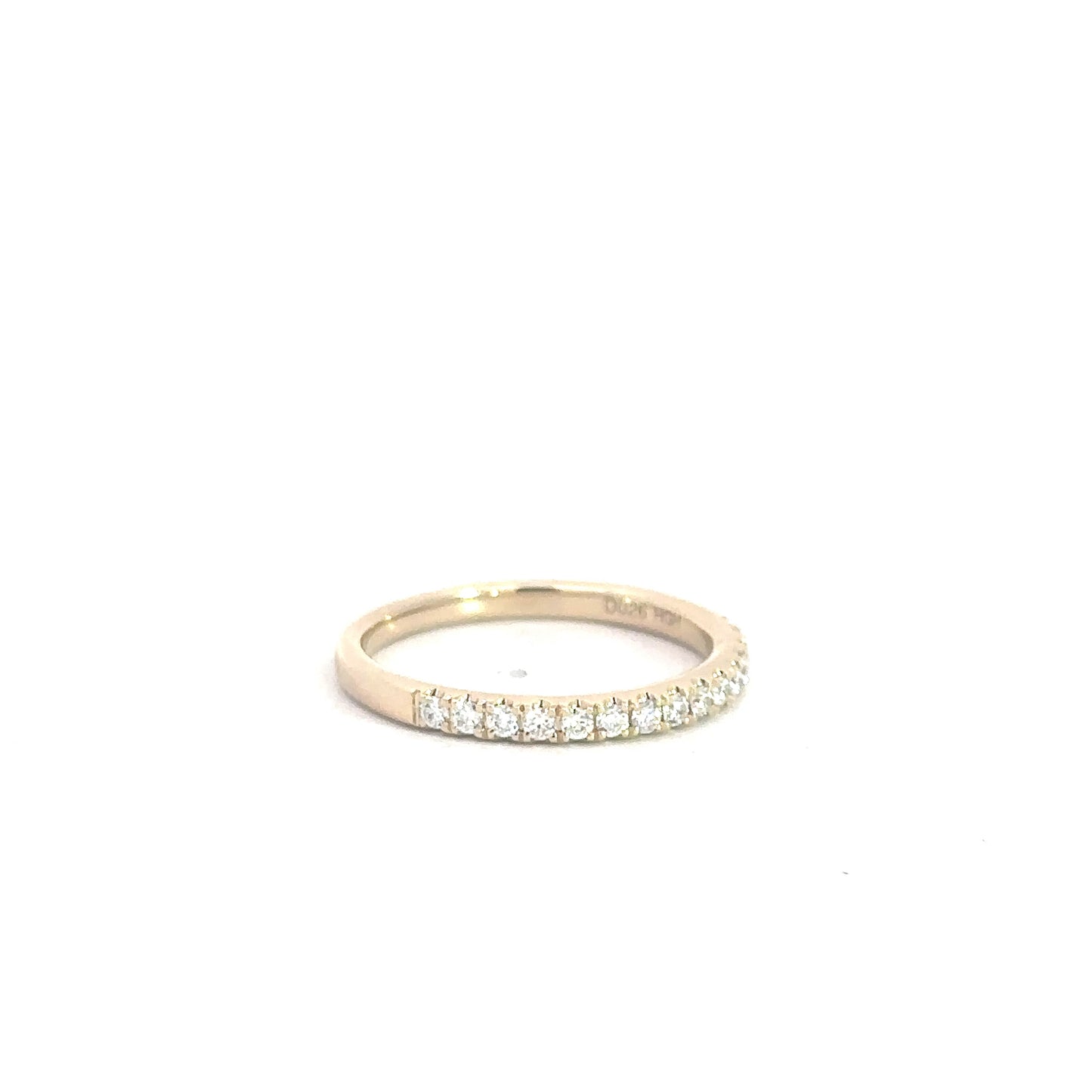 14k Yellow Gold Diamond Band .26cttw